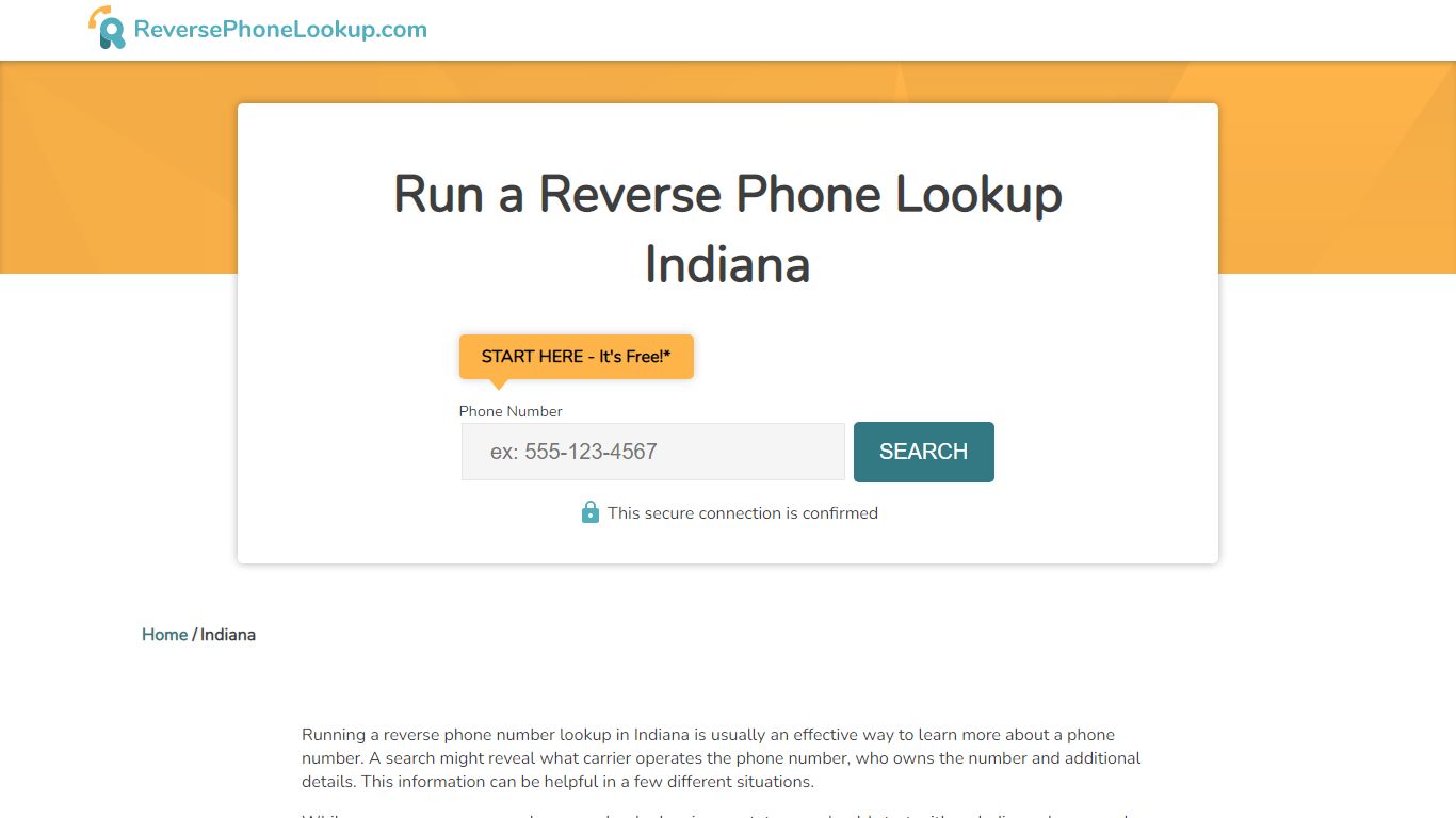 Indiana Reverse Phone Lookup - Search Numbers To Find The Owner